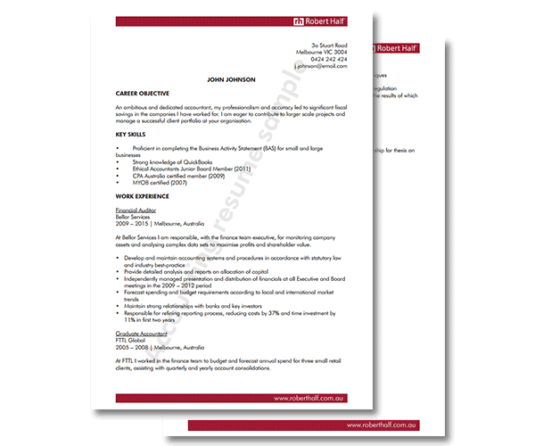 IT resume sample